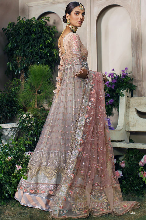 Pakistani Wedding Dress In Lehenga Frock Style