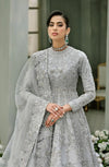 Grey Embellished Gown Lehenga 