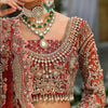 Handcrafted Red Choli Lehenga for Pakistani Bridal Dresses