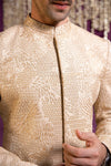 Royal Embroidered White Sherwani Pakistani Groom Dress
