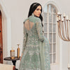 Front Open Gown Lehenga Blue Pakistani Bridal Dress