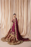 Red Traditional Pakistani Wedding Dresses (JAAN E ADAA)