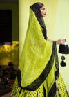 Pakistani Neon Green Lehenga Bridal With Choli