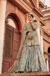 Traditional Raw Silk Gharara Kameez Pakistan Bridal Dress