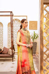 Yellow Kameez With Orange Lehenga Pakistani Mehndi Dress
