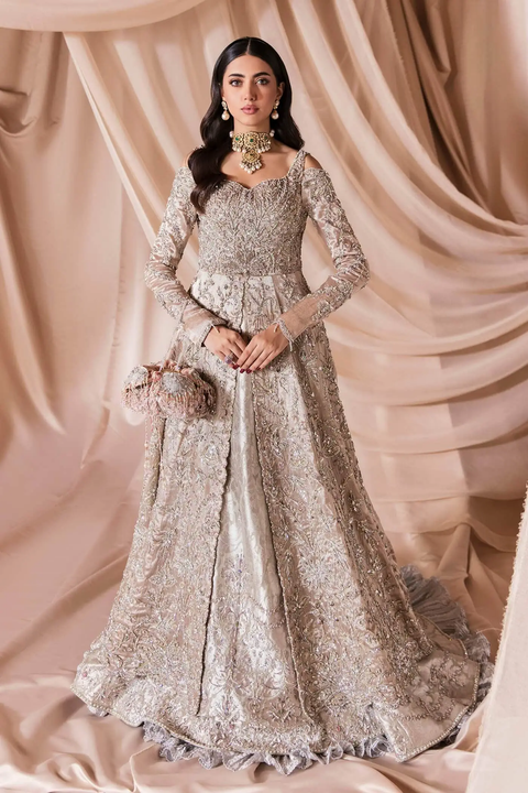 White Pakistani Wedding Dress