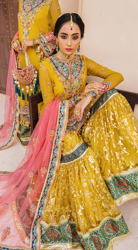 Mehndi Dress Gharara