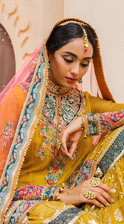 Mehndi Dress Gharara
