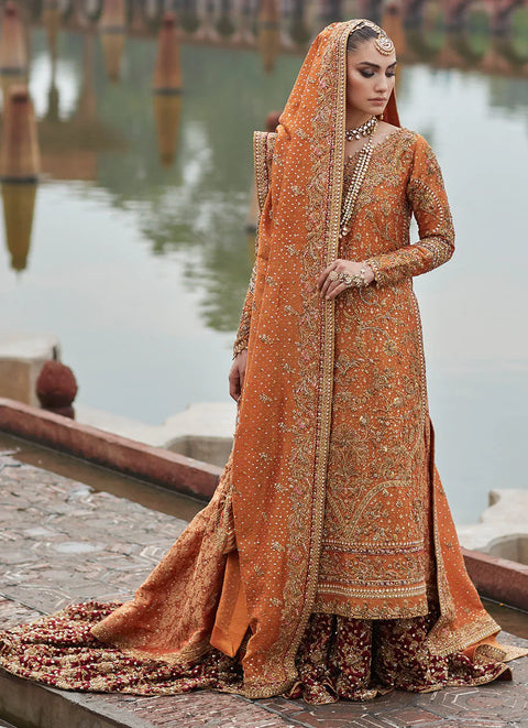 Orange Lehenga 