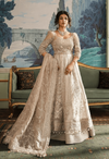 Pakistani Bridal white Silk Gown Dress