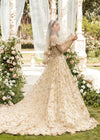 Royal Pakistani Bridal Gown Lehenga With Dupatta Dress