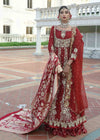 Bridal Pishwas With Red Lehenga 