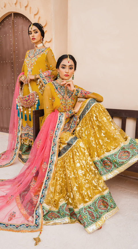 Mehndi Dress Gharara