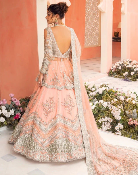 Bridal Wedding Dress  Pink Frock