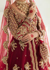 Bridal Red Gown Lehenga Design 