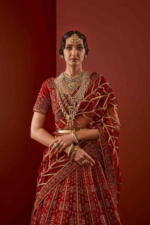 Bridal Red Lehenga 