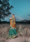 Traditional Emerald Bridal Gharara Kameez Dress