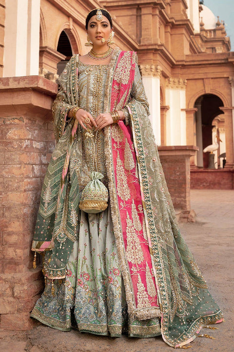 Traditional Raw Silk Gharara Kameez Pakistan Bridal Dress