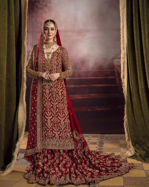 Bridal Lehenga With Kameez And Dupatta