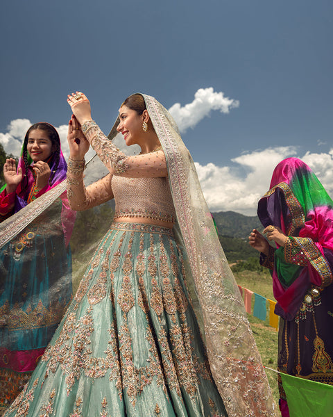 Pakistani Bridal Dress Lehnga Choli Style
