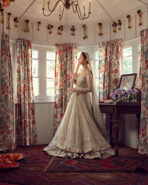 Pakistani Bridal Nikkah Dress Handcrafted