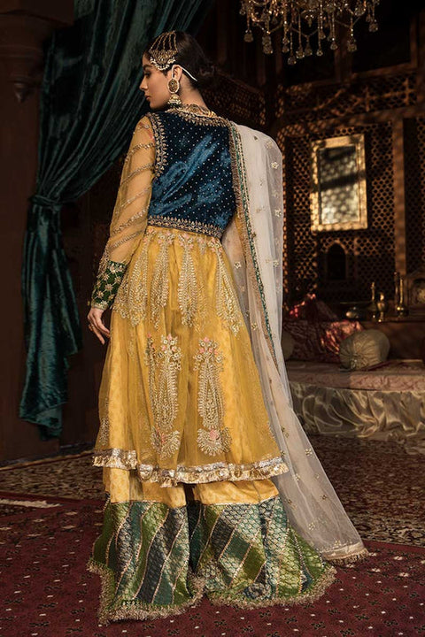 Pakistani Green Sharara For Mehndi