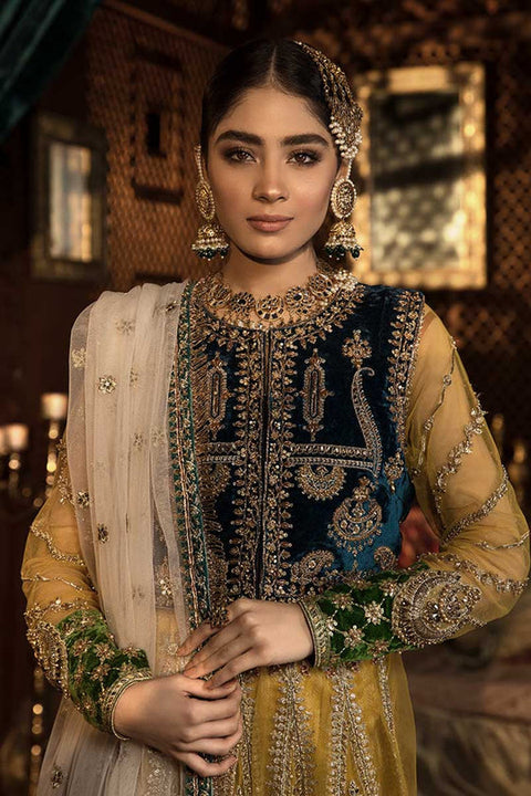 Pakistani Green Sharara For Mehndi