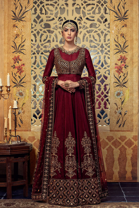 Pakistani Wedding Dress In Maxi Style